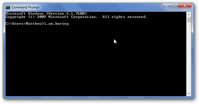 Windows OS Command Prompt